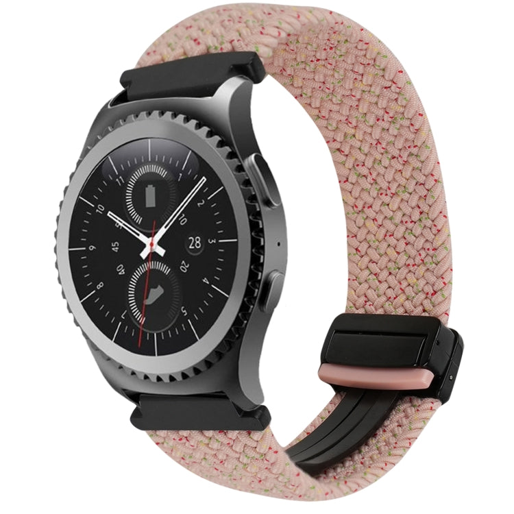 Correia de Relógio Trançada com Fecho Magnético de 20mm, Para Samsung Gear S2 Classic, Para Samsung Galaxy Watch 7