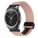 Correia de Relógio Trançada com Fecho Magnético de 20mm, Para Samsung Gear S2 Classic, Para Samsung Galaxy Watch 7