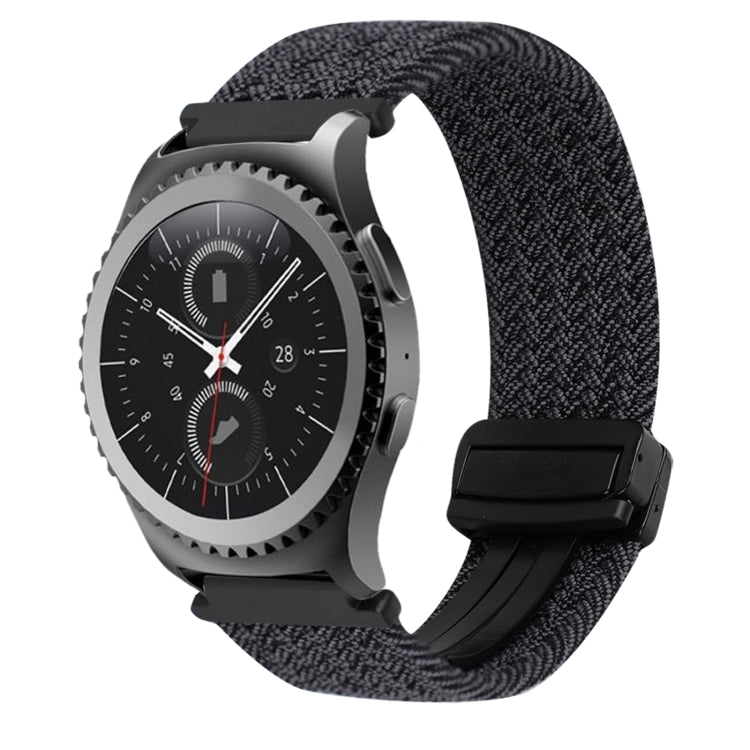 Correia de Relógio Trançada com Fecho Magnético de 20mm, Para Samsung Gear S2 Classic, Para Samsung Galaxy Watch 7