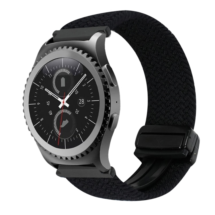 Correia de Relógio Trançada com Fecho Magnético de 20mm, Para Samsung Gear S2 Classic, Para Samsung Galaxy Watch 7