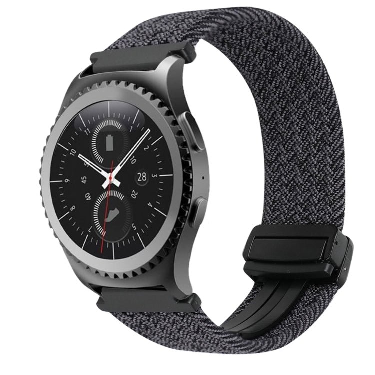 Correia de Relógio Trançada com Fecho Magnético de 20mm, Para Samsung Gear S2 Classic, Para Samsung Galaxy Watch 7