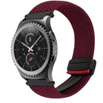Correia de Relógio Trançada com Fecho Magnético de 20mm, Para Samsung Gear S2 Classic, Para Samsung Galaxy Watch 7