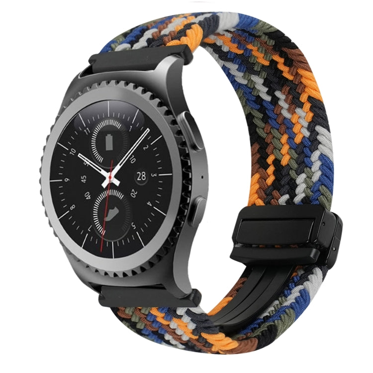 Correia de Relógio Trançada com Fecho Magnético de 20mm, Para Samsung Gear S2 Classic, Para Samsung Galaxy Watch 7