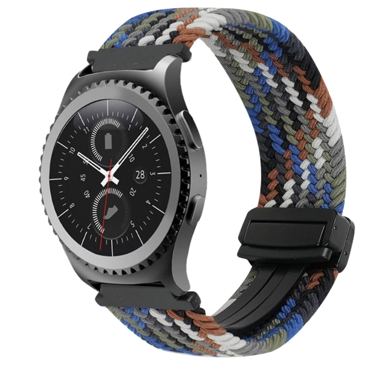 Correia de Relógio Trançada com Fecho Magnético de 20mm, Para Samsung Gear S2 Classic, Para Samsung Galaxy Watch 7