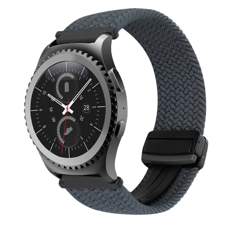 Correia de Relógio Trançada com Fecho Magnético de 20mm, Para Samsung Gear S2 Classic, Para Samsung Galaxy Watch 7