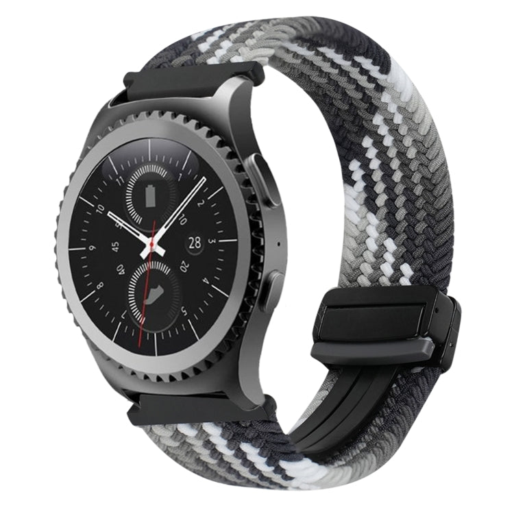 Correia de Relógio Trançada com Fecho Magnético de 20mm, Para Samsung Gear S2 Classic, Para Samsung Galaxy Watch 7