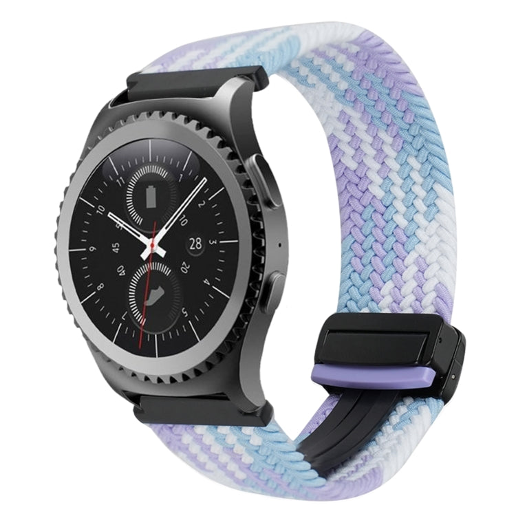 Correia de Relógio Trançada com Fecho Magnético de 20mm, Para Samsung Gear S2 Classic, Para Samsung Galaxy Watch 7