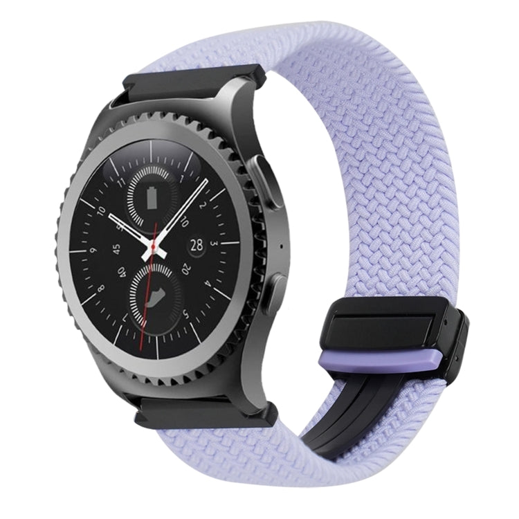 Correia de Relógio Trançada com Fecho Magnético de 20mm, Para Samsung Gear S2 Classic, Para Samsung Galaxy Watch 7
