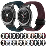 Correia de Relógio Trançada com Fecho Magnético de 20mm, Para Samsung Gear S2 Classic, Para Samsung Galaxy Watch 7
