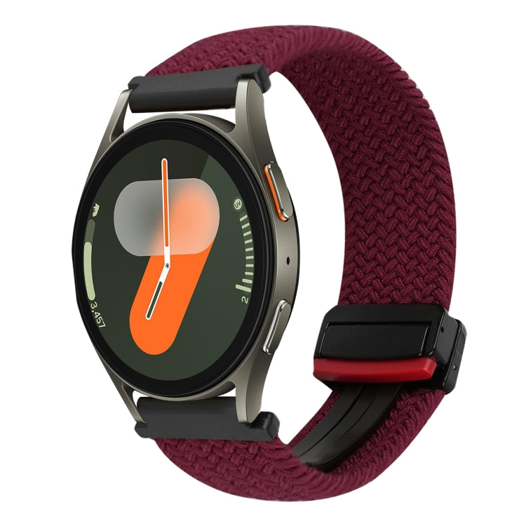 Correia de Relógio Trançada com Fecho Magnético de 20mm, Para Samsung Gear S2 Classic, Para Samsung Galaxy Watch 7