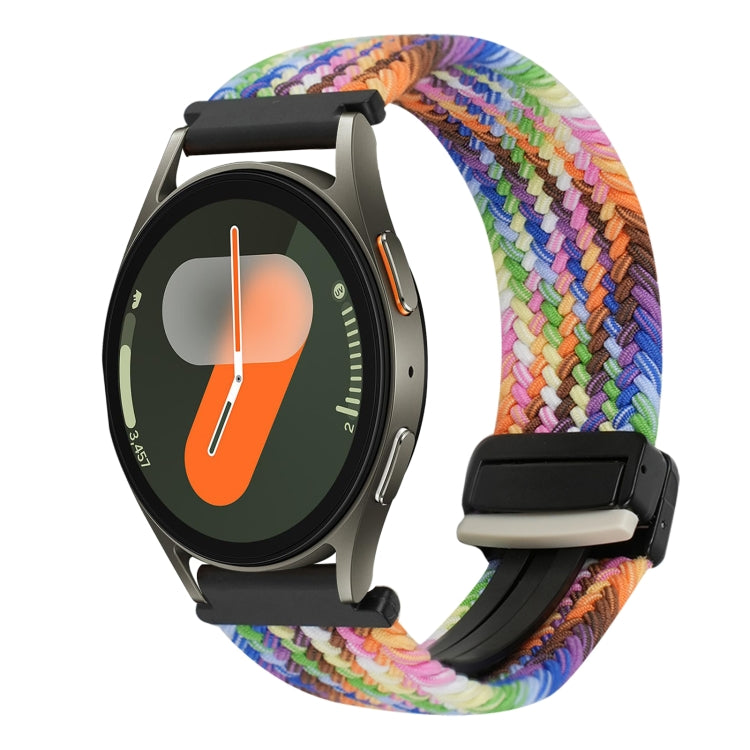 Correia de Relógio Trançada com Fecho Magnético de 20mm, Para Samsung Gear S2 Classic, Para Samsung Galaxy Watch 7