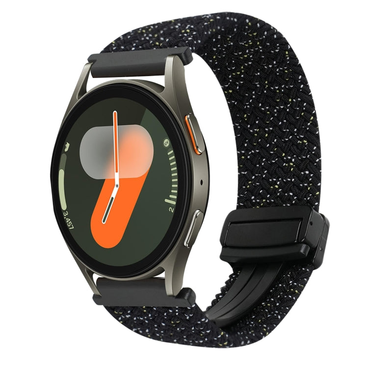 Correia de Relógio Trançada com Fecho Magnético de 20mm, Para Samsung Gear S2 Classic, Para Samsung Galaxy Watch 7