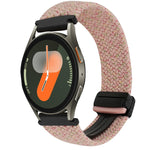 Correia de Relógio Trançada com Fecho Magnético de 20mm, Para Samsung Gear S2 Classic, Para Samsung Galaxy Watch 7