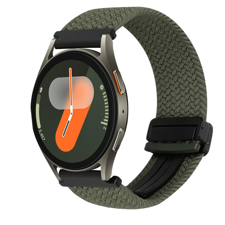 Correia de Relógio Trançada com Fecho Magnético de 20mm, Para Samsung Gear S2 Classic, Para Samsung Galaxy Watch 7