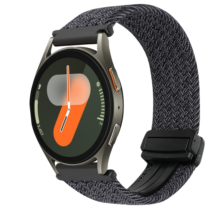Correia de Relógio Trançada com Fecho Magnético de 20mm, Para Samsung Gear S2 Classic, Para Samsung Galaxy Watch 7