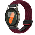 Correia de Relógio Trançada com Fecho Magnético de 20mm, Para Samsung Gear S2 Classic, Para Samsung Galaxy Watch 7