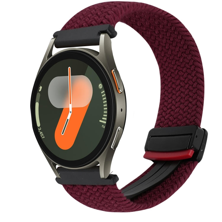 Correia de Relógio Trançada com Fecho Magnético de 20mm, Para Samsung Gear S2 Classic, Para Samsung Galaxy Watch 7