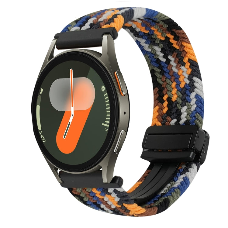 Correia de Relógio Trançada com Fecho Magnético de 20mm, Para Samsung Gear S2 Classic, Para Samsung Galaxy Watch 7