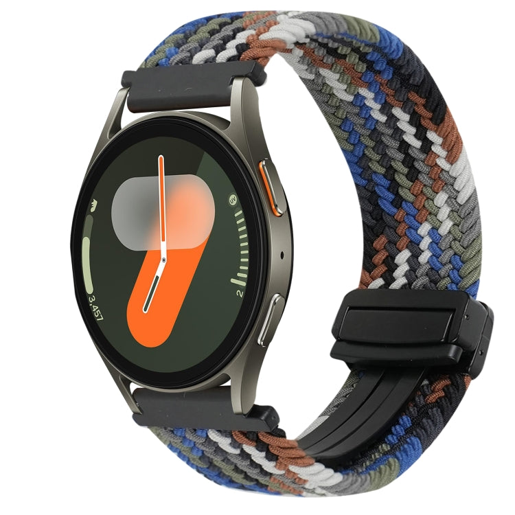 Correia de Relógio Trançada com Fecho Magnético de 20mm, Para Samsung Gear S2 Classic, Para Samsung Galaxy Watch 7