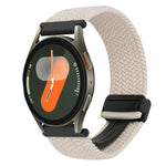 Correia de Relógio Trançada com Fecho Magnético de 20mm, Para Samsung Gear S2 Classic, Para Samsung Galaxy Watch 7