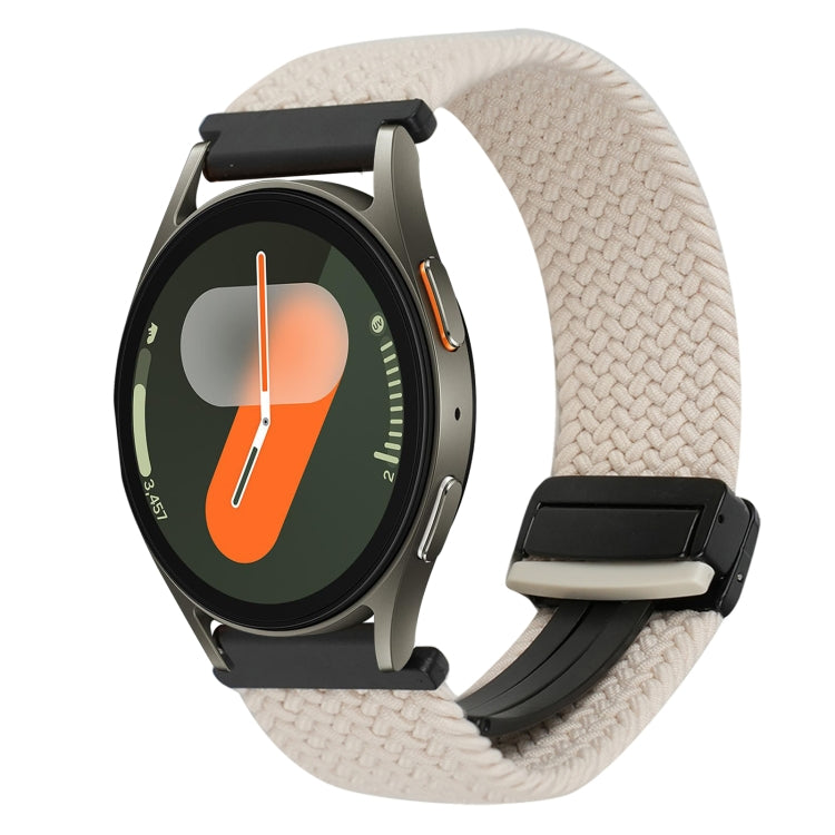 Correia de Relógio Trançada com Fecho Magnético de 20mm, Para Samsung Gear S2 Classic, Para Samsung Galaxy Watch 7