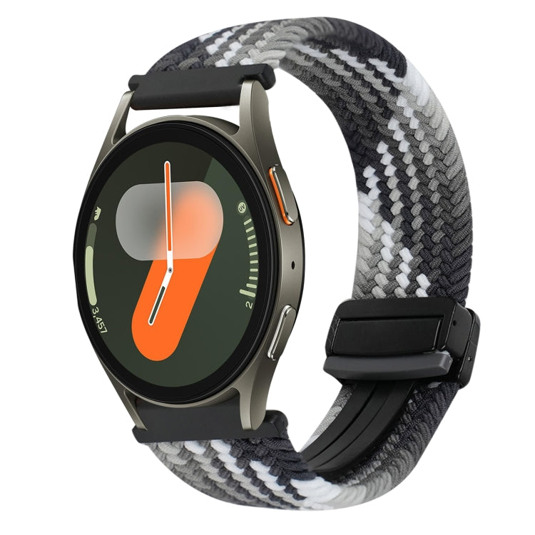 Correia de Relógio Trançada com Fecho Magnético de 20mm, Para Samsung Gear S2 Classic, Para Samsung Galaxy Watch 7
