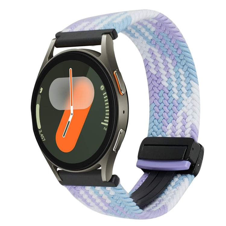Correia de Relógio Trançada com Fecho Magnético de 20mm, Para Samsung Gear S2 Classic, Para Samsung Galaxy Watch 7