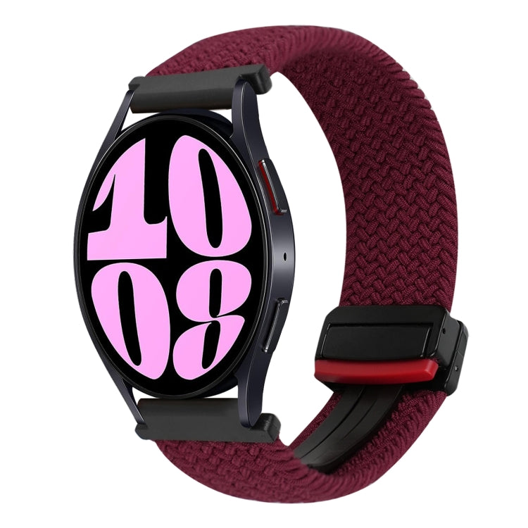 20mm Magnetic Buckle Braided Watch Strap, For Samsung Galaxy Watch 6, For Samsung Galaxy Watch 5