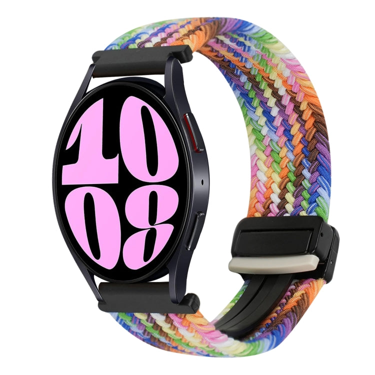 Correia de Relógio Trançada com Fecho Magnético de 20mm, Para Samsung Galaxy Watch 6, Para Samsung Galaxy Watch 5