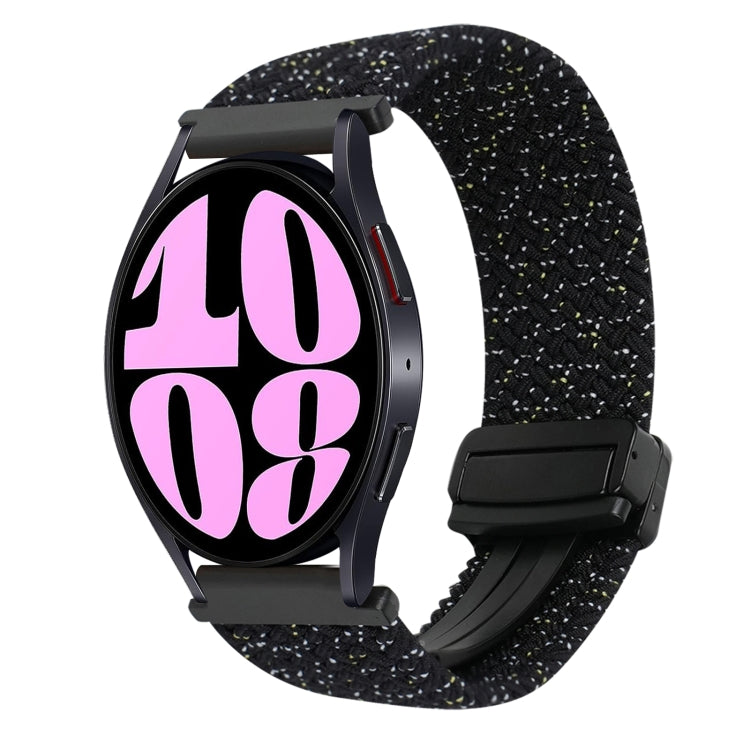 Correia de Relógio Trançada com Fecho Magnético de 20mm, Para Samsung Galaxy Watch 6, Para Samsung Galaxy Watch 5