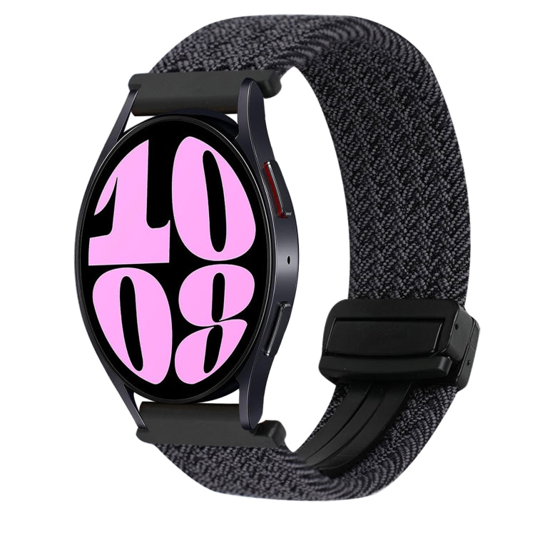 Correia de Relógio Trançada com Fecho Magnético de 20mm, Para Samsung Galaxy Watch 6, Para Samsung Galaxy Watch 5