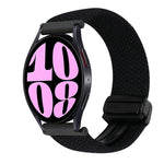 Correia de Relógio Trançada com Fecho Magnético de 20mm, Para Samsung Galaxy Watch 6, Para Samsung Galaxy Watch 5