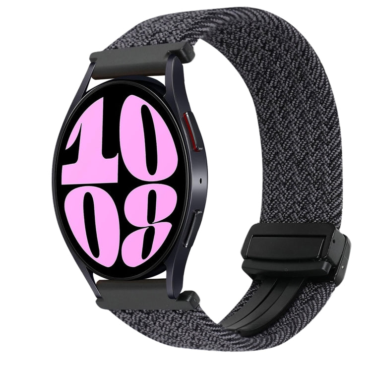 Correia de Relógio Trançada com Fecho Magnético de 20mm, Para Samsung Galaxy Watch 6, Para Samsung Galaxy Watch 5