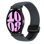 Correia de Relógio Trançada com Fecho Magnético de 20mm, Para Samsung Galaxy Watch 6, Para Samsung Galaxy Watch 5