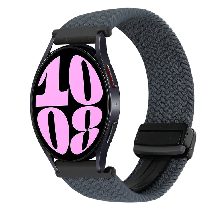 Correia de Relógio Trançada com Fecho Magnético de 20mm, Para Samsung Galaxy Watch 6, Para Samsung Galaxy Watch 5