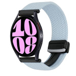 Correia de Relógio Trançada com Fecho Magnético de 20mm, Para Samsung Galaxy Watch 6, Para Samsung Galaxy Watch 5