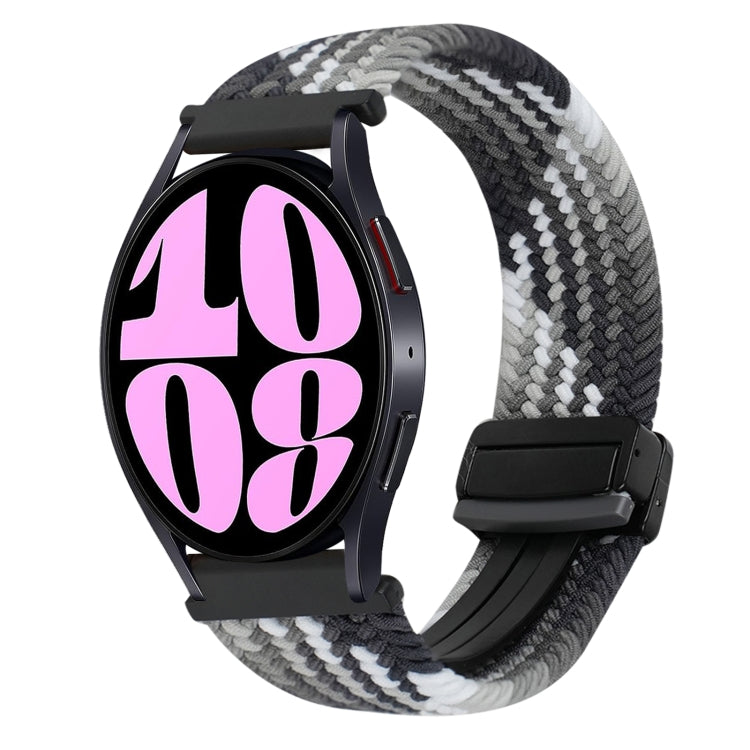 Correia de Relógio Trançada com Fecho Magnético de 20mm, Para Samsung Galaxy Watch 6, Para Samsung Galaxy Watch 5