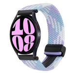 Correia de Relógio Trançada com Fecho Magnético de 20mm, Para Samsung Galaxy Watch 6, Para Samsung Galaxy Watch 5
