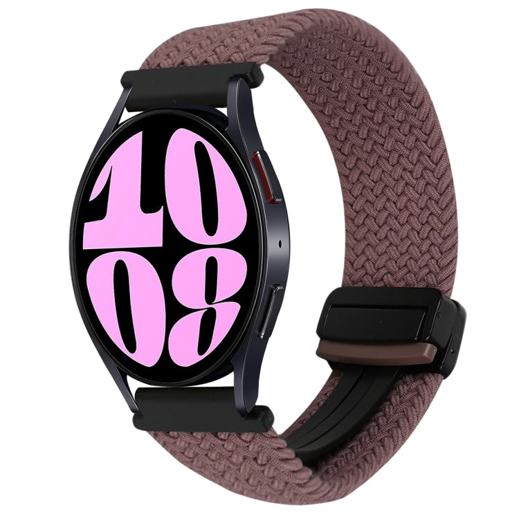 Correia de Relógio Trançada com Fecho Magnético de 20mm, Para Samsung Galaxy Watch 6, Para Samsung Galaxy Watch 5