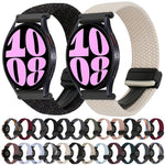 Correia de Relógio Trançada com Fecho Magnético de 20mm, Para Samsung Galaxy Watch 6, Para Samsung Galaxy Watch 5