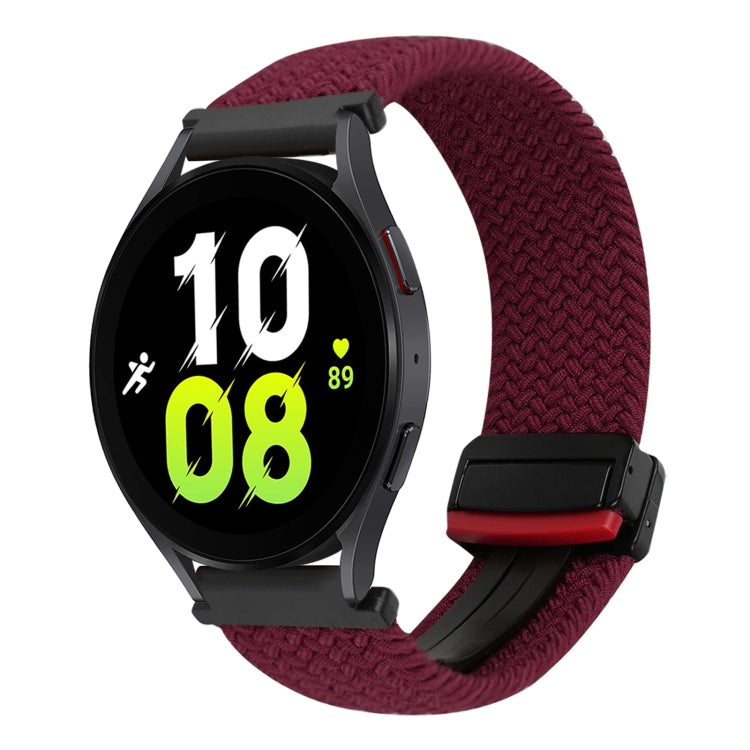 Correia de Relógio Trançada com Fecho Magnético de 20mm, Para Samsung Galaxy Watch 6, Para Samsung Galaxy Watch 5