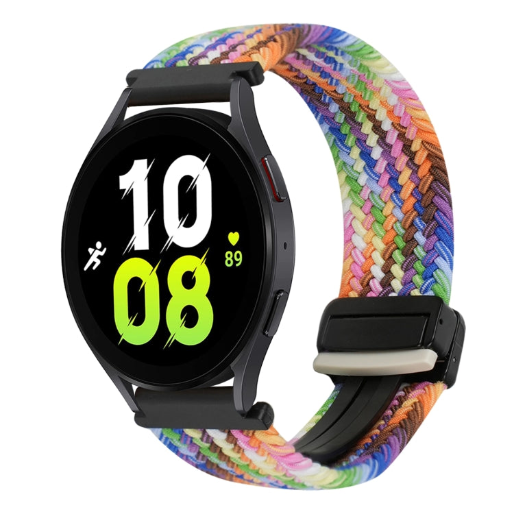 Correia de Relógio Trançada com Fecho Magnético de 20mm, Para Samsung Galaxy Watch 6, Para Samsung Galaxy Watch 5