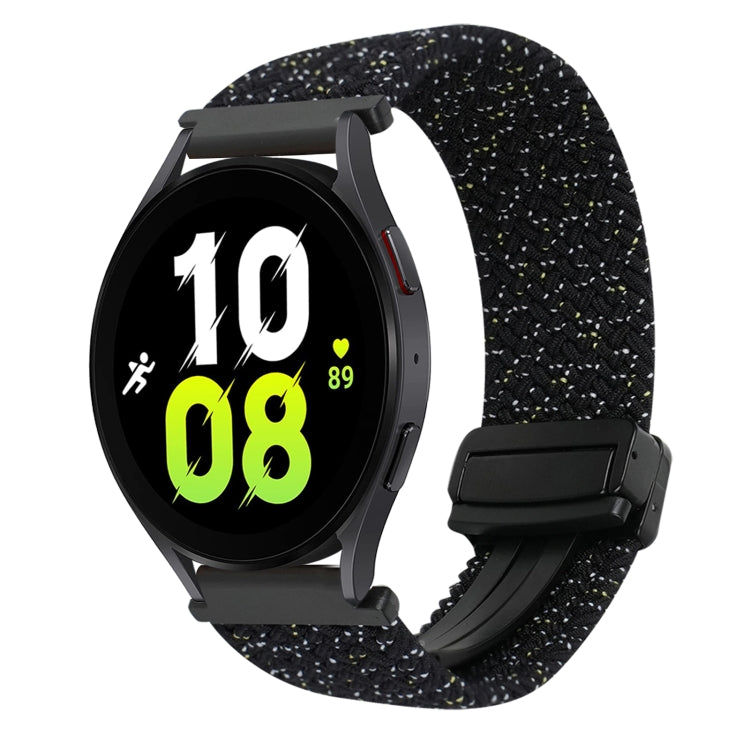Correia de Relógio Trançada com Fecho Magnético de 20mm, Para Samsung Galaxy Watch 6, Para Samsung Galaxy Watch 5