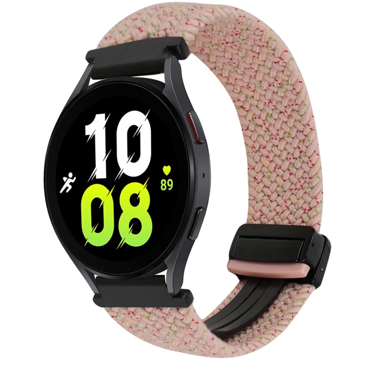 Correia de Relógio Trançada com Fecho Magnético de 20mm, Para Samsung Galaxy Watch 6, Para Samsung Galaxy Watch 5