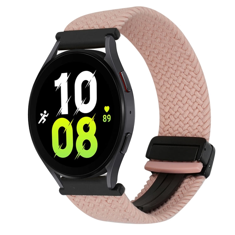 Correia de Relógio Trançada com Fecho Magnético de 20mm, Para Samsung Galaxy Watch 6, Para Samsung Galaxy Watch 5
