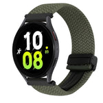 Correia de Relógio Trançada com Fecho Magnético de 20mm, Para Samsung Galaxy Watch 6, Para Samsung Galaxy Watch 5