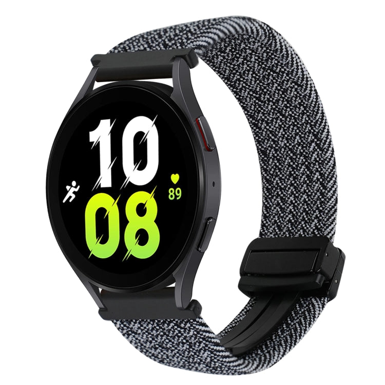 Correia de Relógio Trançada com Fecho Magnético de 20mm, Para Samsung Galaxy Watch 6, Para Samsung Galaxy Watch 5