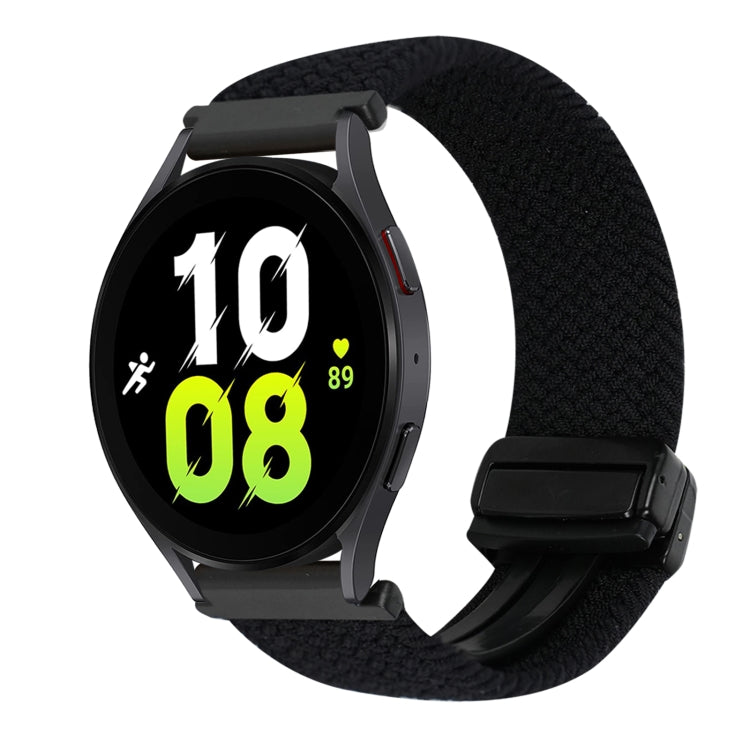 Correia de Relógio Trançada com Fecho Magnético de 20mm, Para Samsung Galaxy Watch 6, Para Samsung Galaxy Watch 5