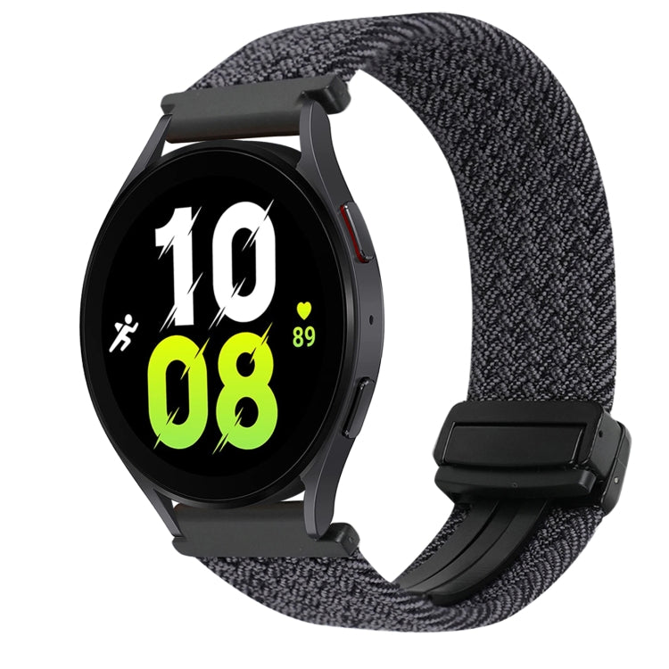 Correia de Relógio Trançada com Fecho Magnético de 20mm, Para Samsung Galaxy Watch 6, Para Samsung Galaxy Watch 5