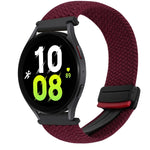 Correia de Relógio Trançada com Fecho Magnético de 20mm, Para Samsung Galaxy Watch 6, Para Samsung Galaxy Watch 5